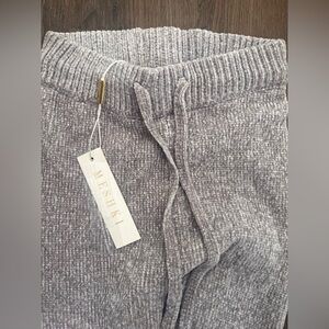 Meshki Gray Ribbed Pants